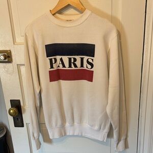Brandy Melville John Galt Paris Crewneck Sweatshirt